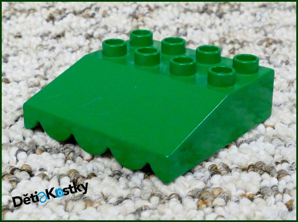 Lego® Duplo® Střecha Nízká Tmavě Zelená
