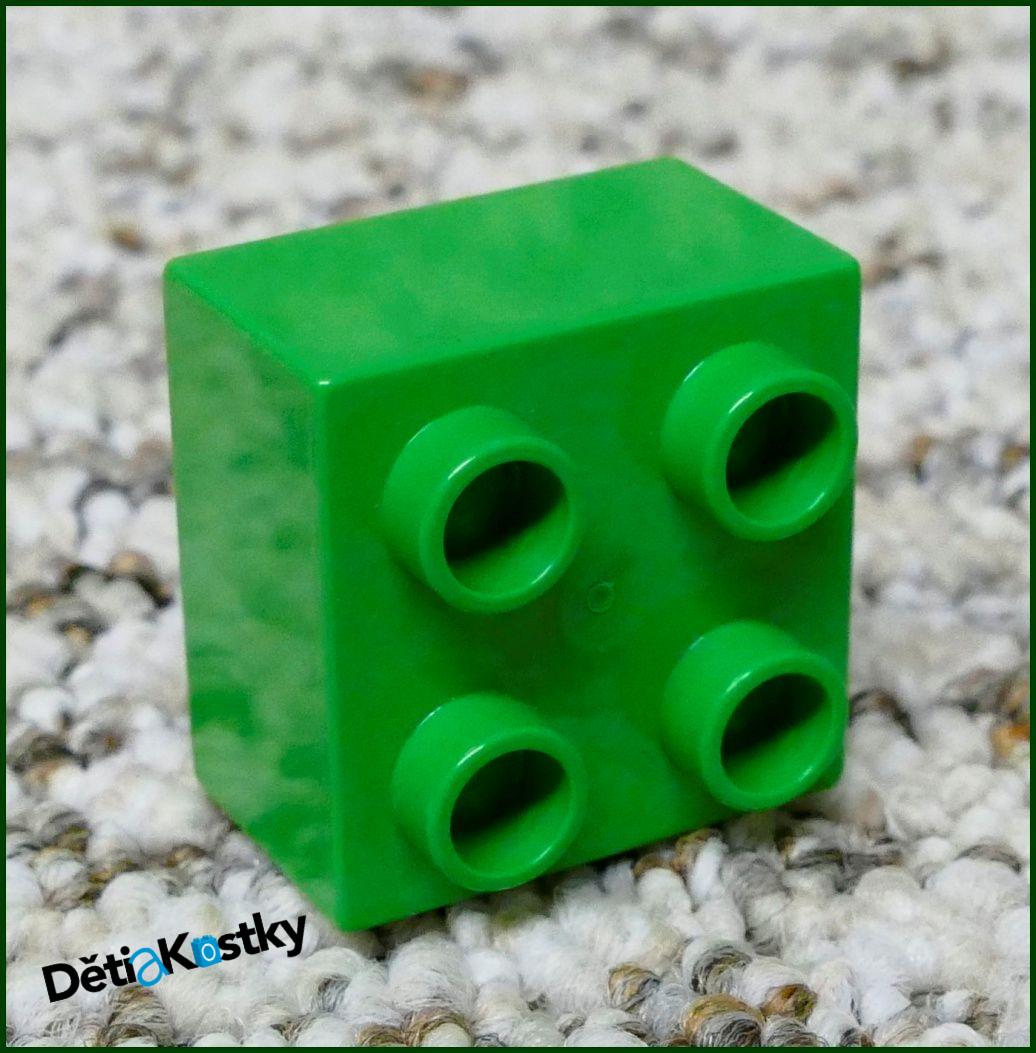Lego® Duplo® Kostka 2x2 Světle Zelená - Top Stav