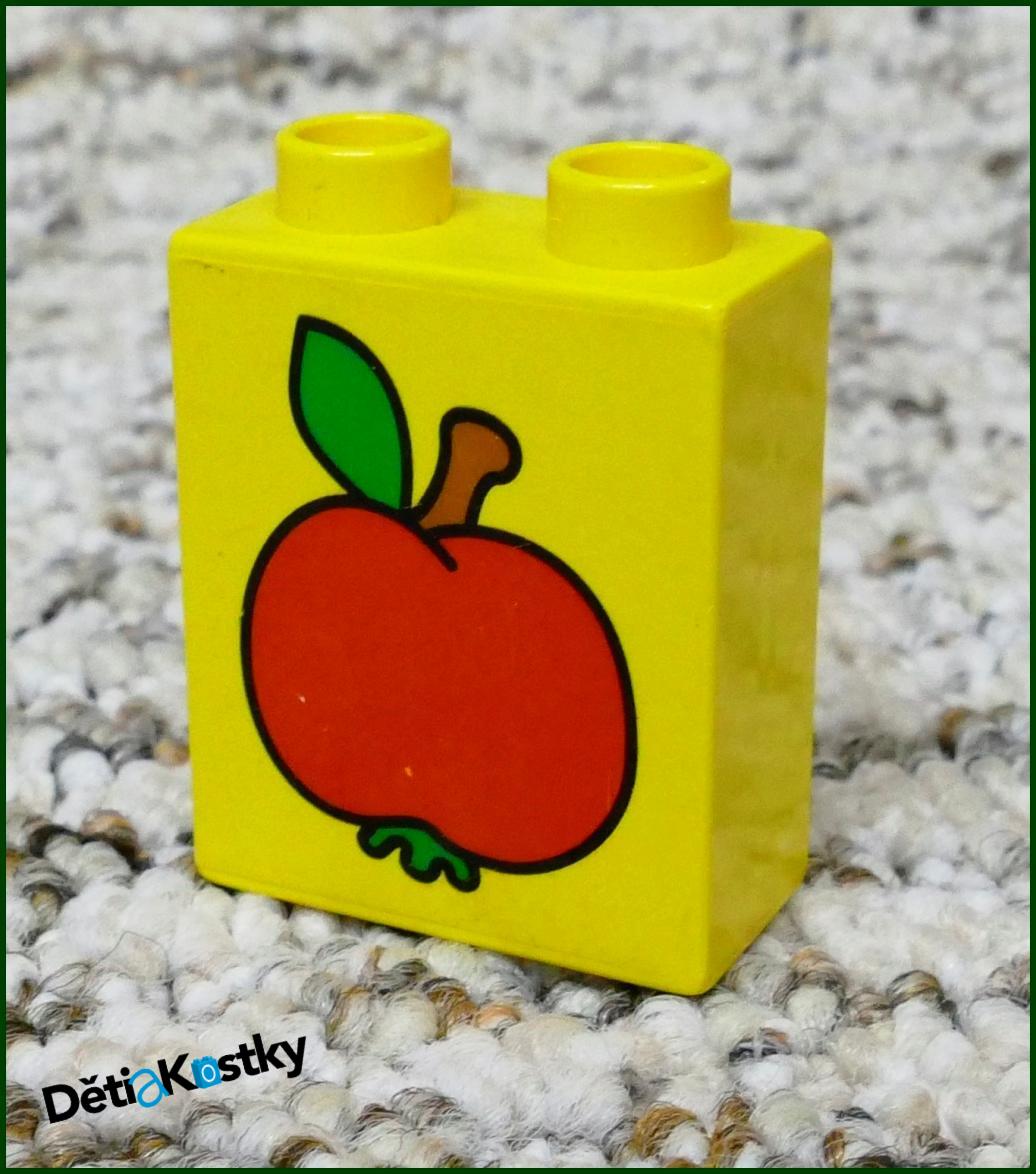 Lego® Duplo® Kostka 1x2x2 Žlutá - Jablko