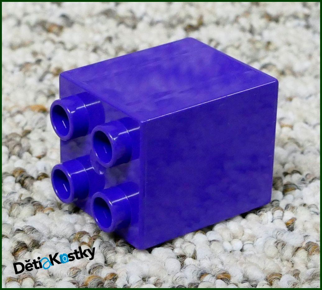 Lego® Duplo® Kostka 2x2x2 Fialová
