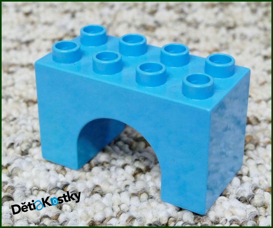 Lego® Duplo® Kostka Podstavec Mostu 2x4 Světle Tyrkysová (Podloubí)