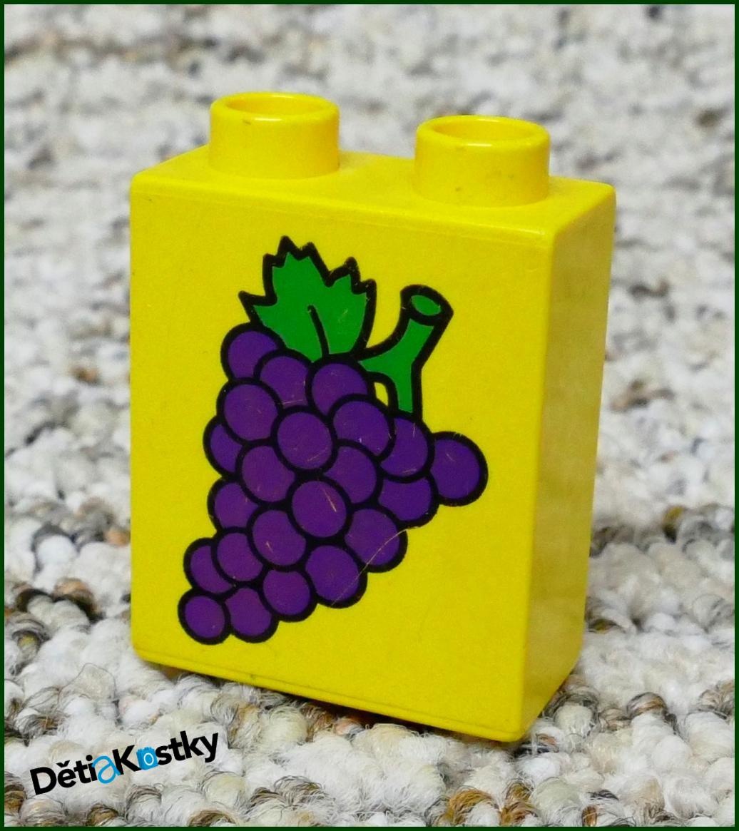 Lego® Duplo® Kostka 1x2x2 Žlutá - Hrozny