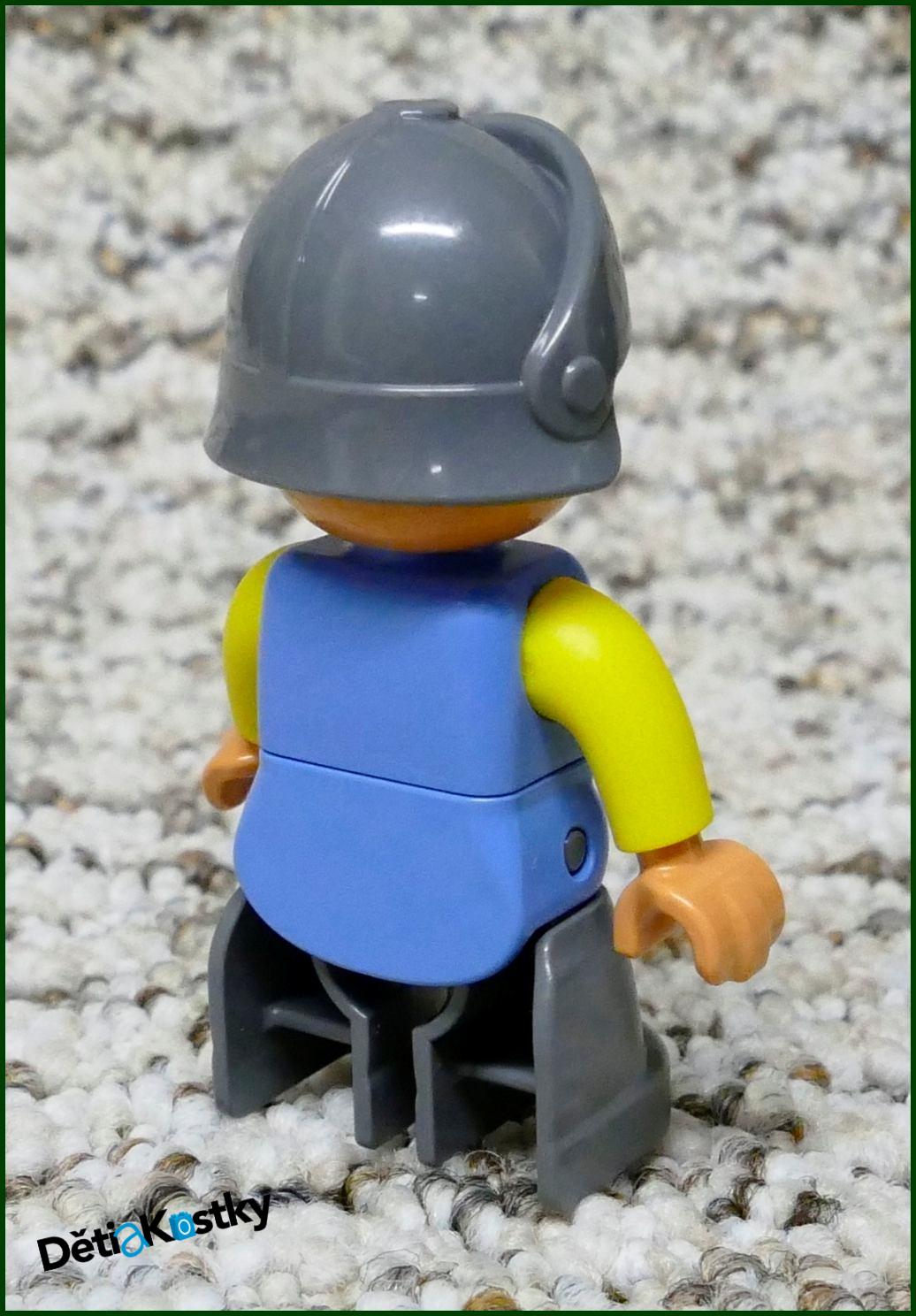 Lego® Duplo® Rytíř s Helmou Modrý - Novější Typ