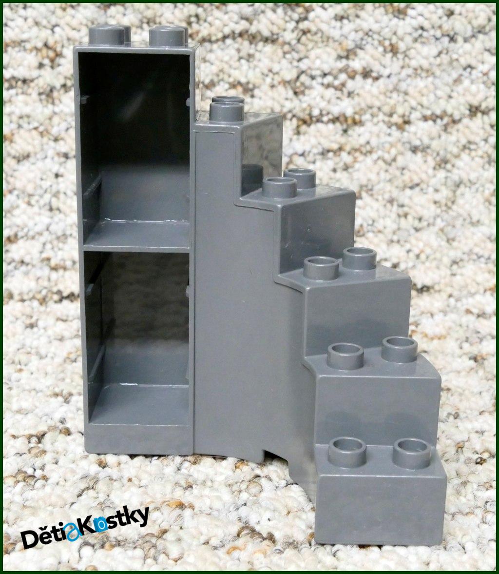 Lego® Duplo® Schodiště Točité Šedé