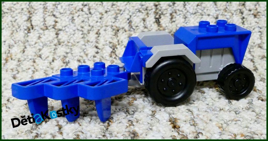 Lego® Duplo® Traktor s Pluhem Modrý (Modrý Pluh)
