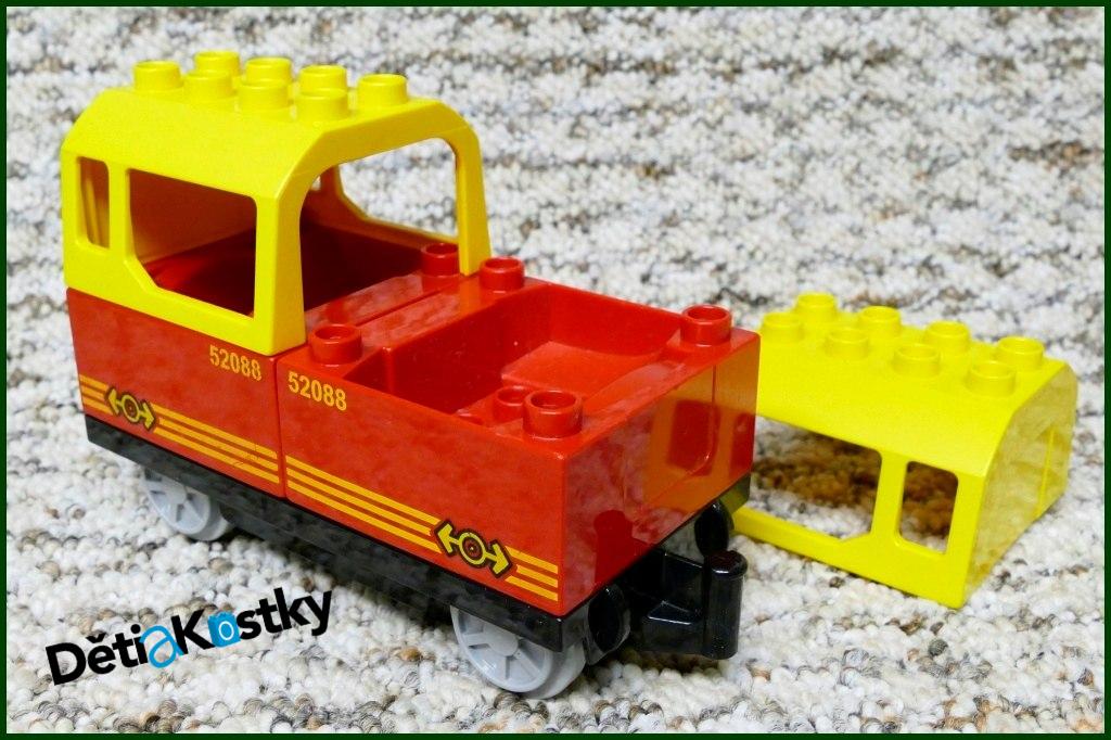 Lego® Duplo® Vagon pro Cestující Červeno-Žlutý