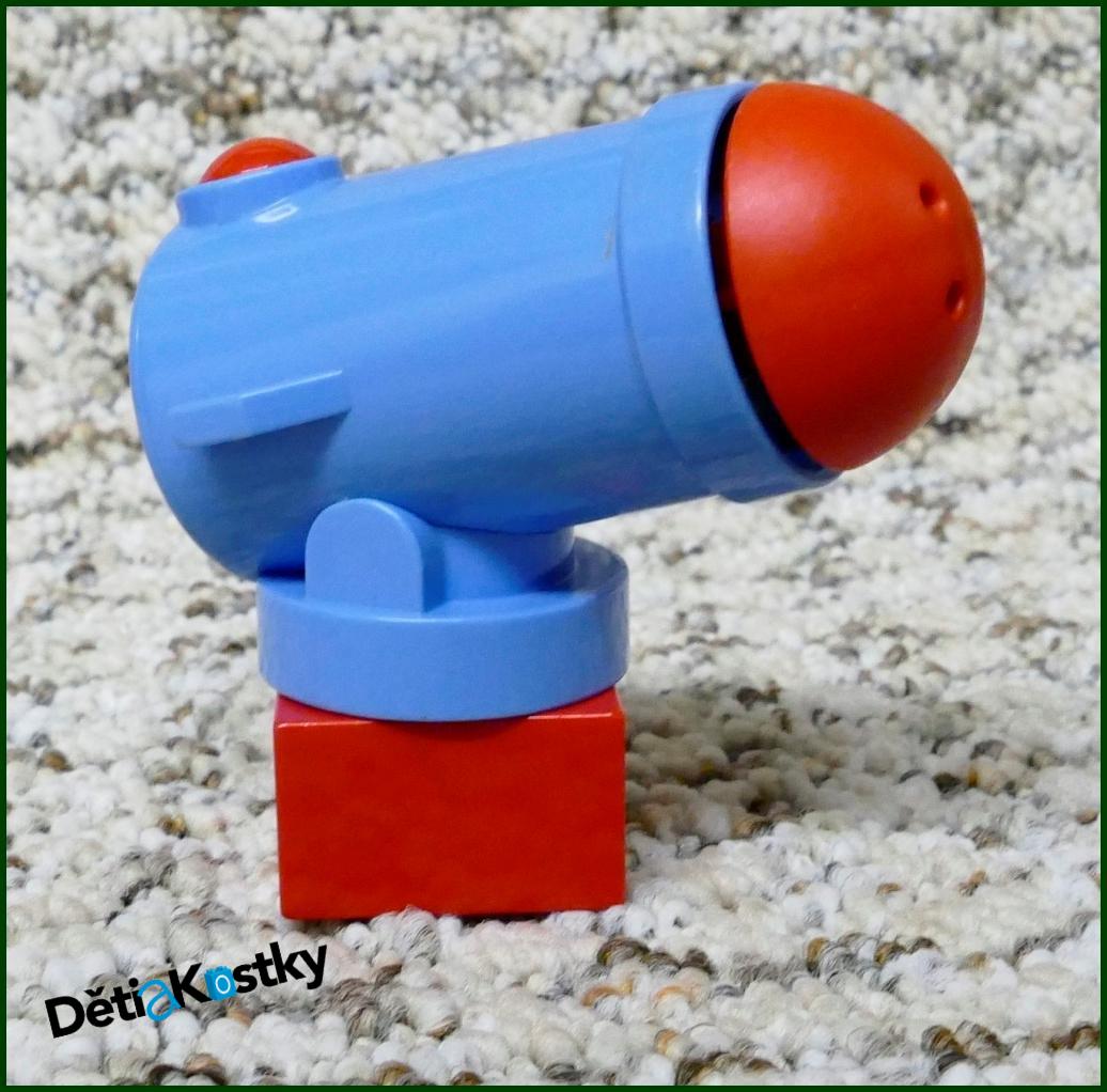 Lego® Duplo® Dělo Malé Vystřelovací Modré s Červeným Nábojem