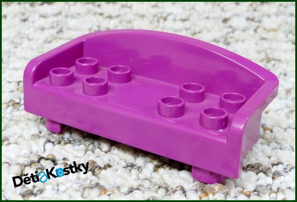 Lego® Duplo® Sedačka Dvojitá Fialová
