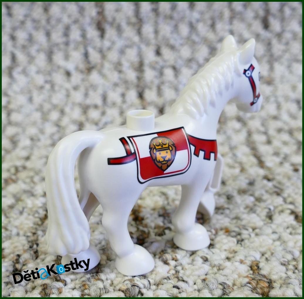 Lego® Duplo® Kůň Bílý - Rytíři