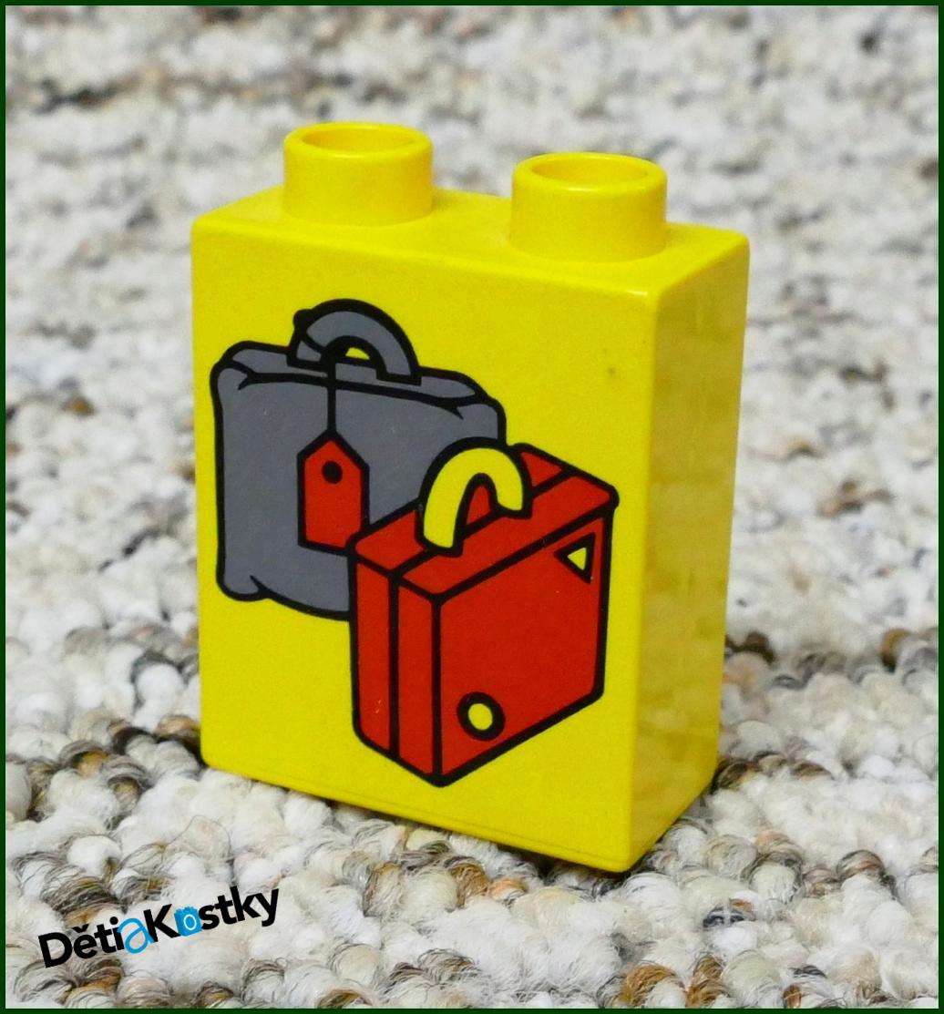 Lego® Duplo® Kostka 1x2x2 Žlutá - Kufry