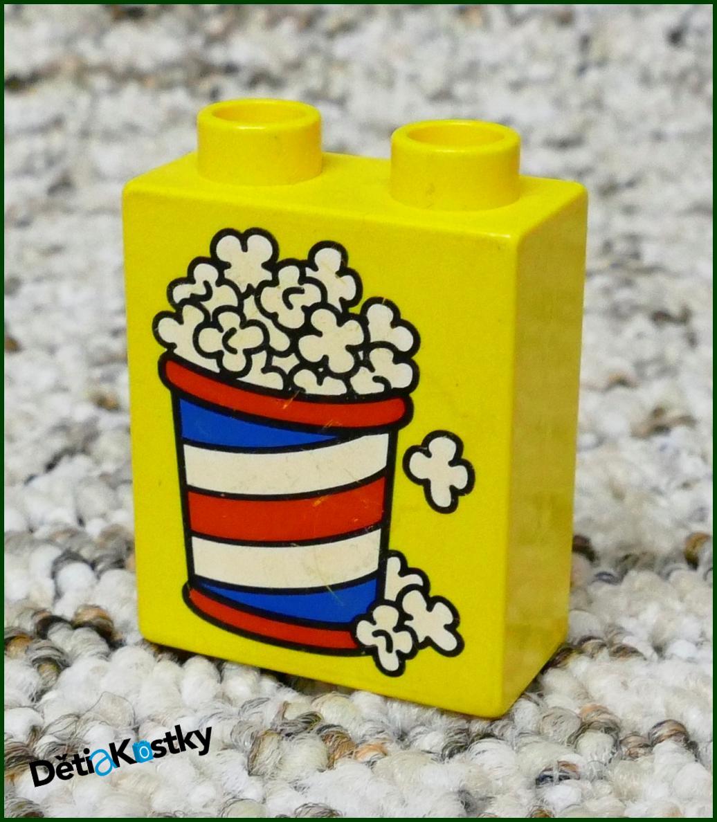 Lego® Duplo® Kostka 1x2x2 Žlutá - Popcorn