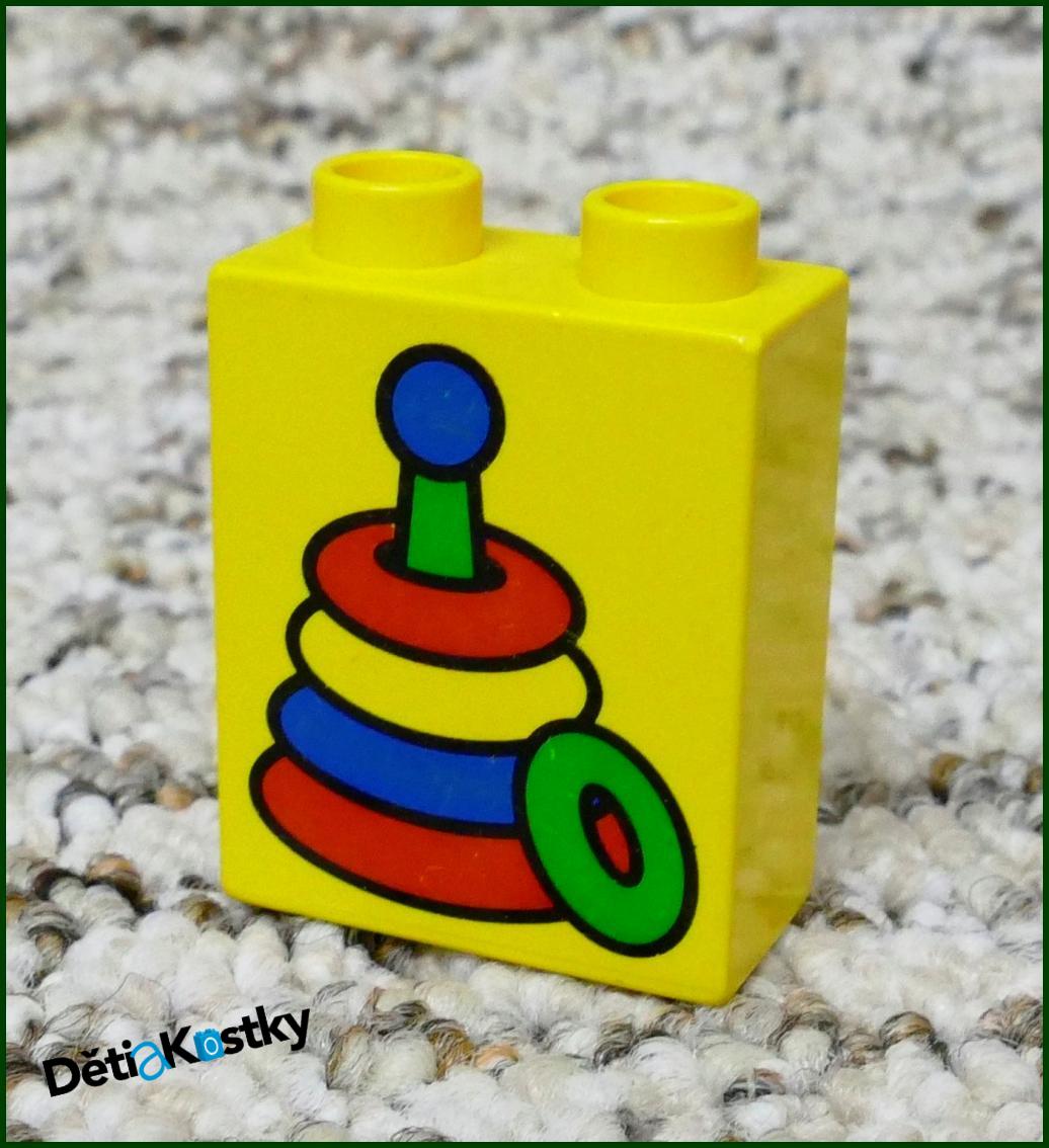 Lego® Duplo® Kostka 1x2x2 Žlutá - Hračky Kroužky