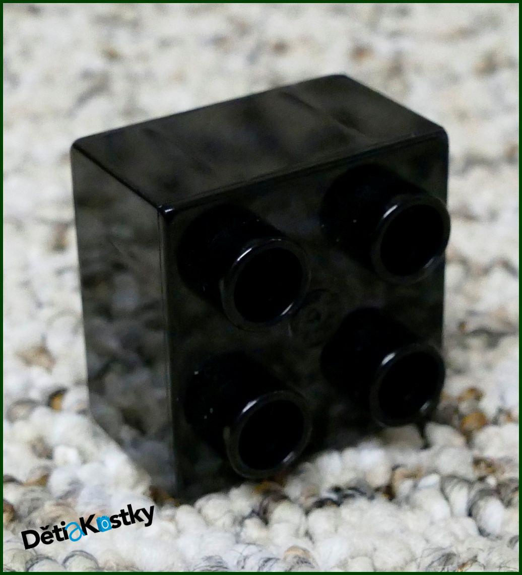 Lego® Duplo® Kostka 2x2 Černá