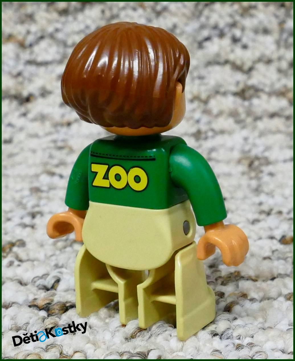Lego® Duplo® Figurka Zoo Ošetřovatelka Béžovo/Zelená