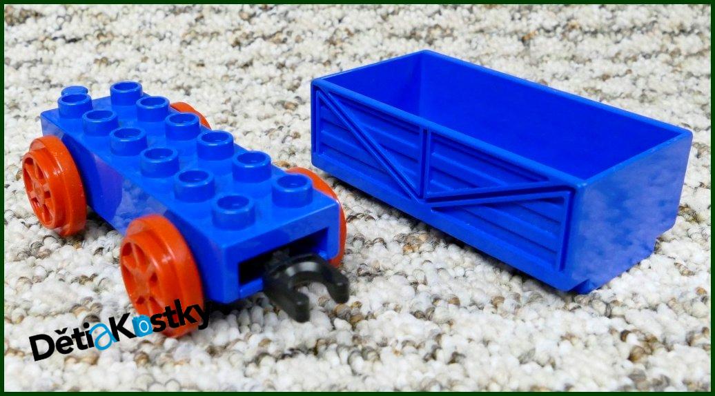 Lego® Duplo® Vagon Malý Modrý - Modrá Korba