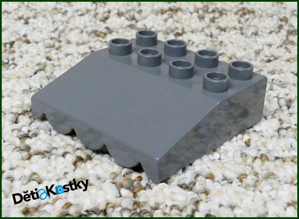 Lego® Duplo® Střecha Nízká Tmavě Šedá