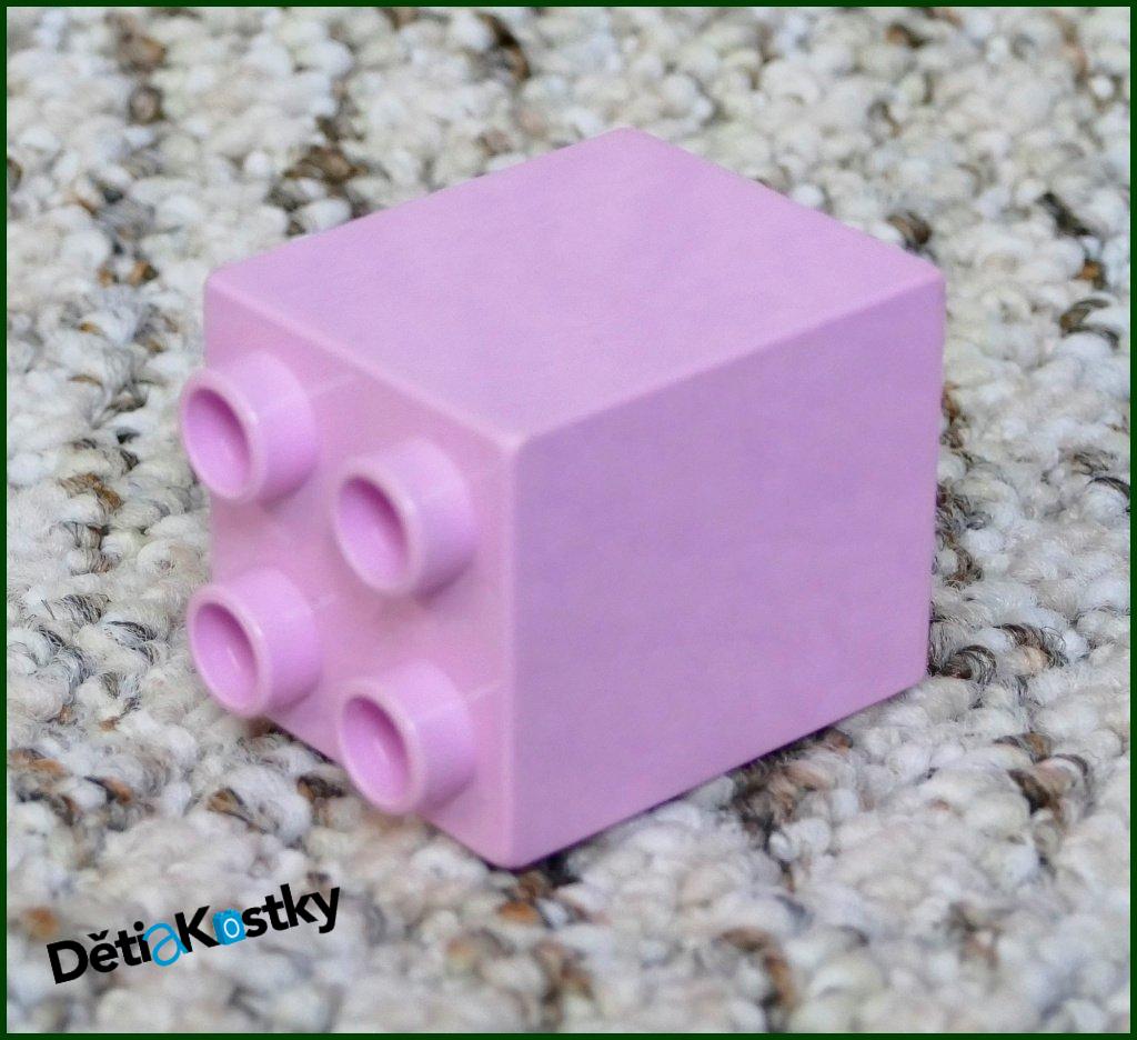 Lego® Duplo® Kostka 2x2x2 Růžová