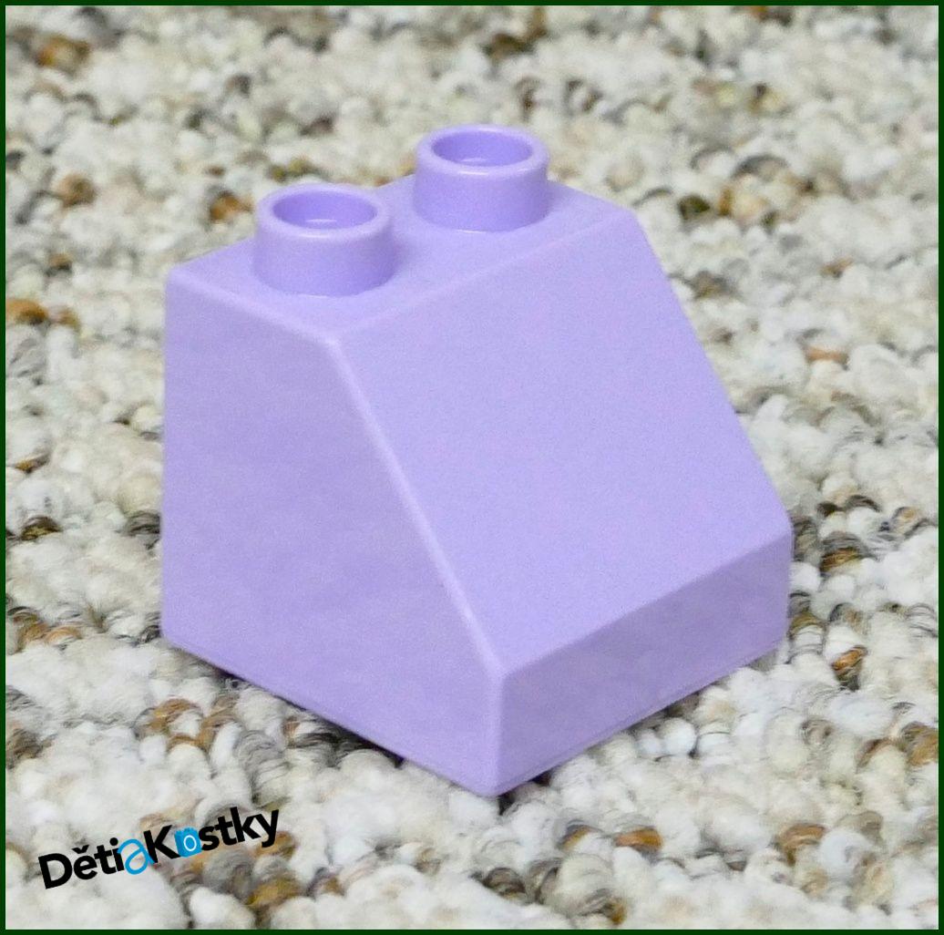 Lego® Duplo® Kostka 2x2 Zkosená Fialková