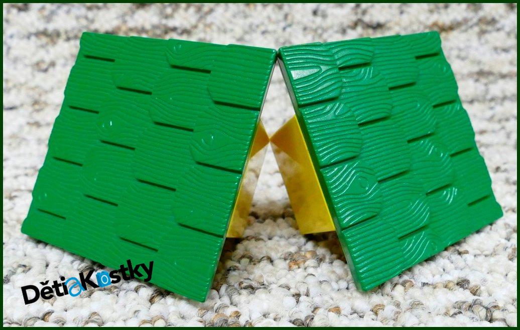Lego® Duplo® Střechy Zelené 2ks