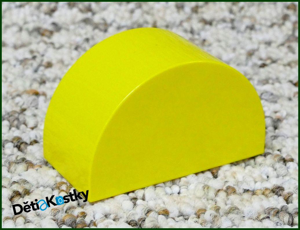 Lego® Duplo® Kostka Půlkulatá - Žlutá