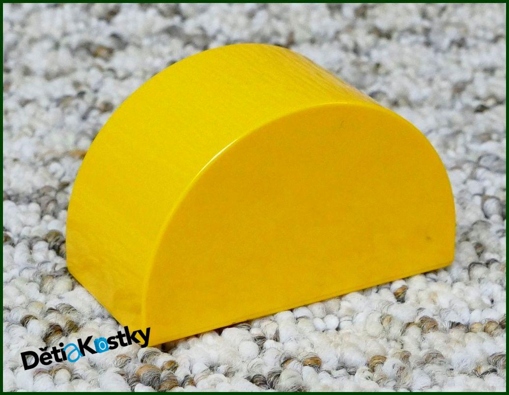 Lego® Duplo® Kostka Půlkulatá - Světle Oranžová