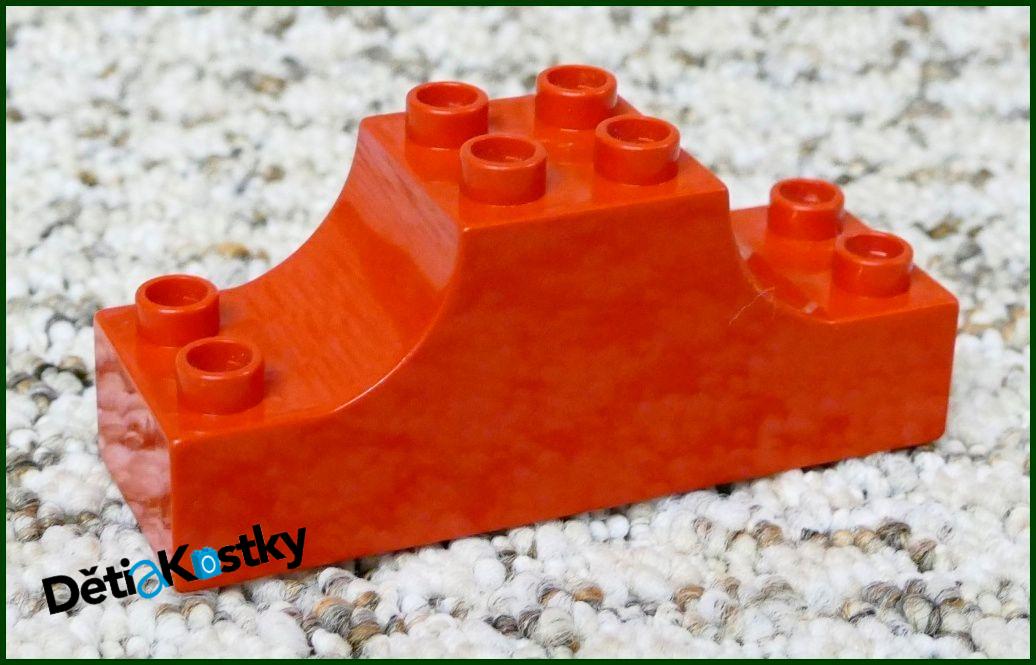 Lego® Duplo® Kostka 2x6 Tvarovaná Červená
