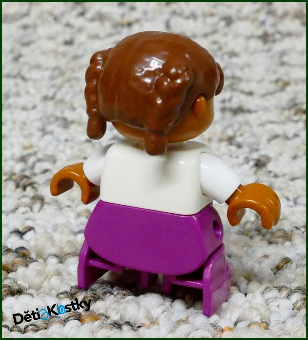 Lego® Duplo® Figurka Dítě Tmavé s Culíky