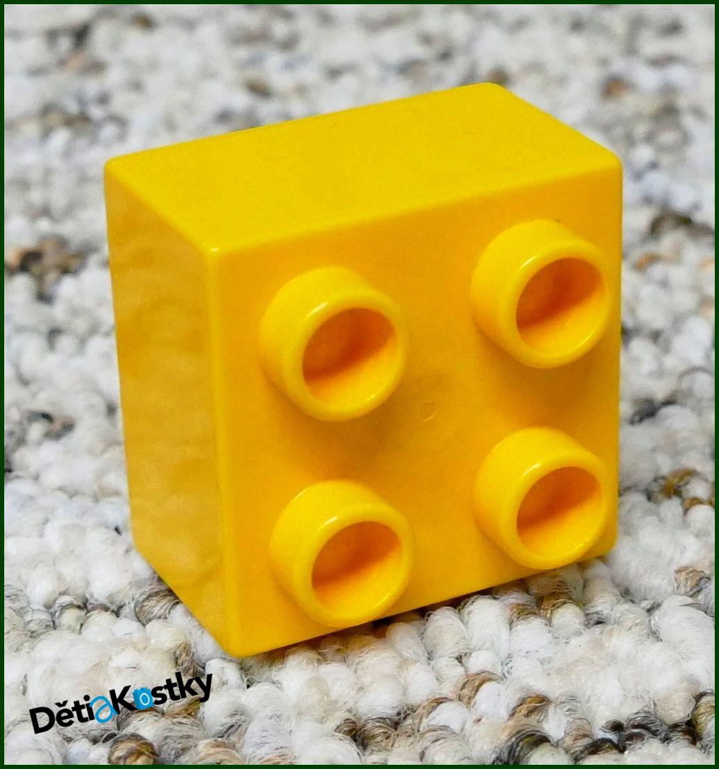 Lego® Duplo® Kostka 2x2 Světle Oranžová