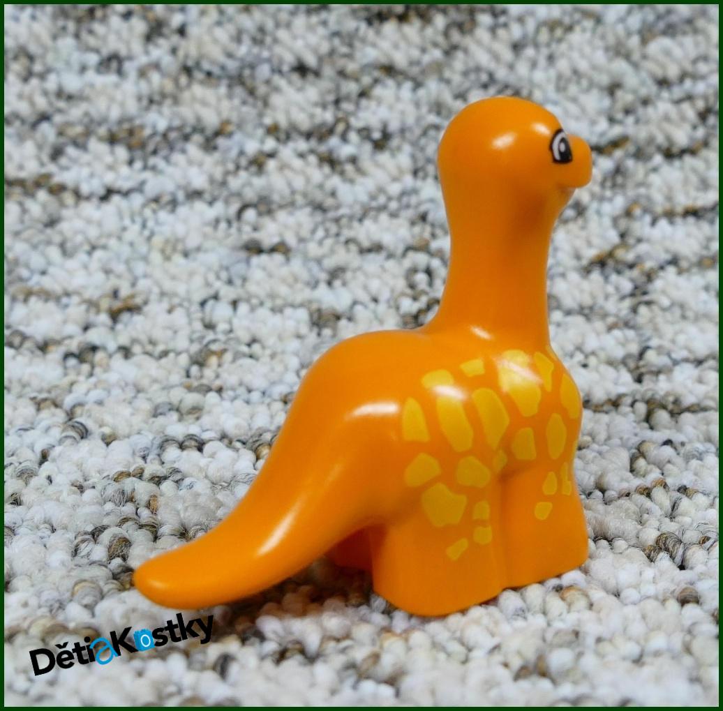 Lego® Duplo® Dino Brontosaurus Mládě Tmavě Oranžové
