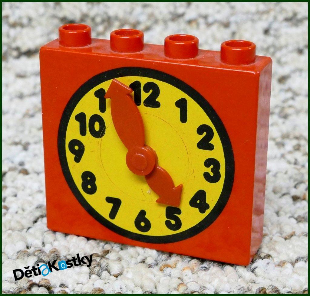Lego® Duplo® Hodiny Velké Červené