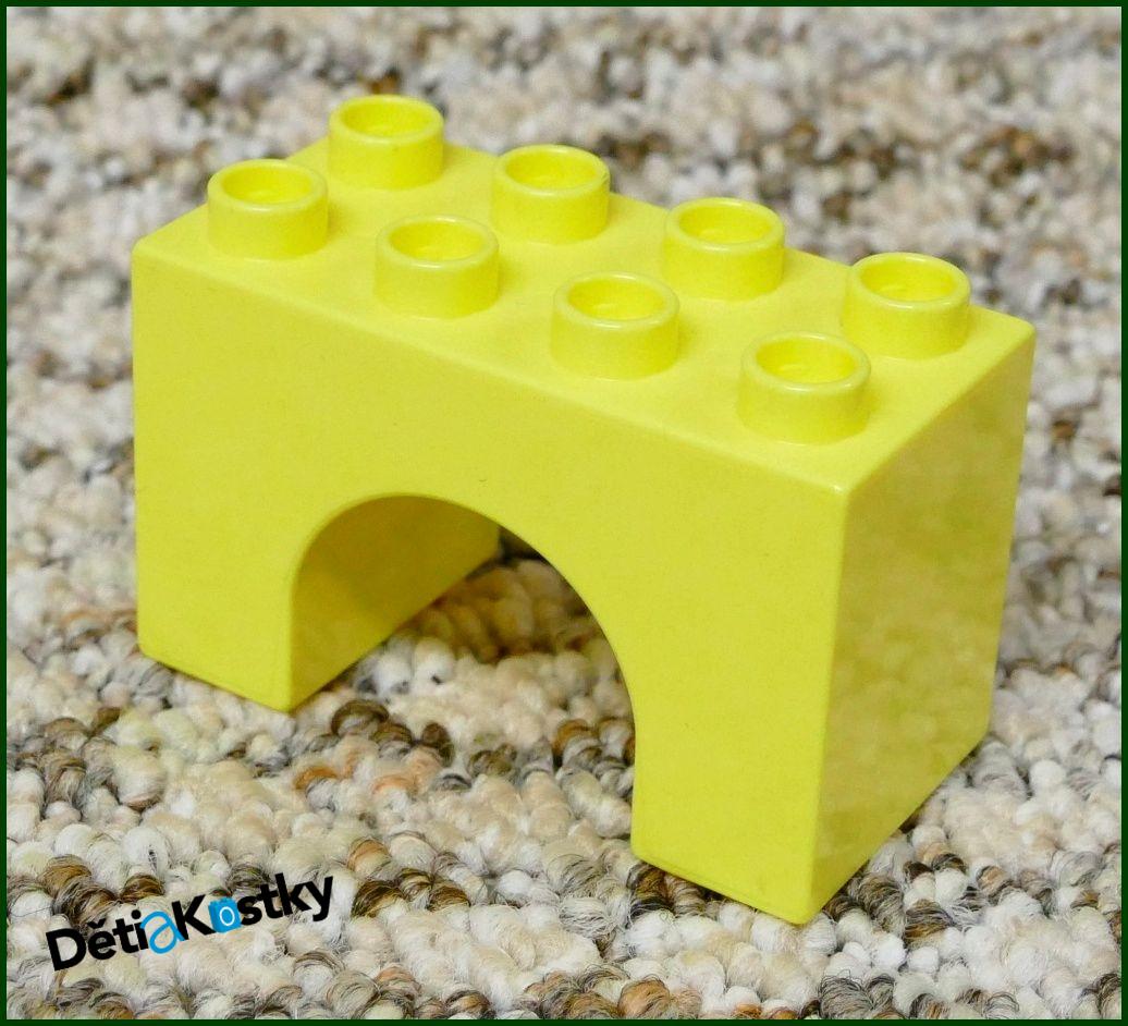 Lego® Duplo® Kostka Podstavec Mostu 2x4 Světle Žlutá (Podloubí)