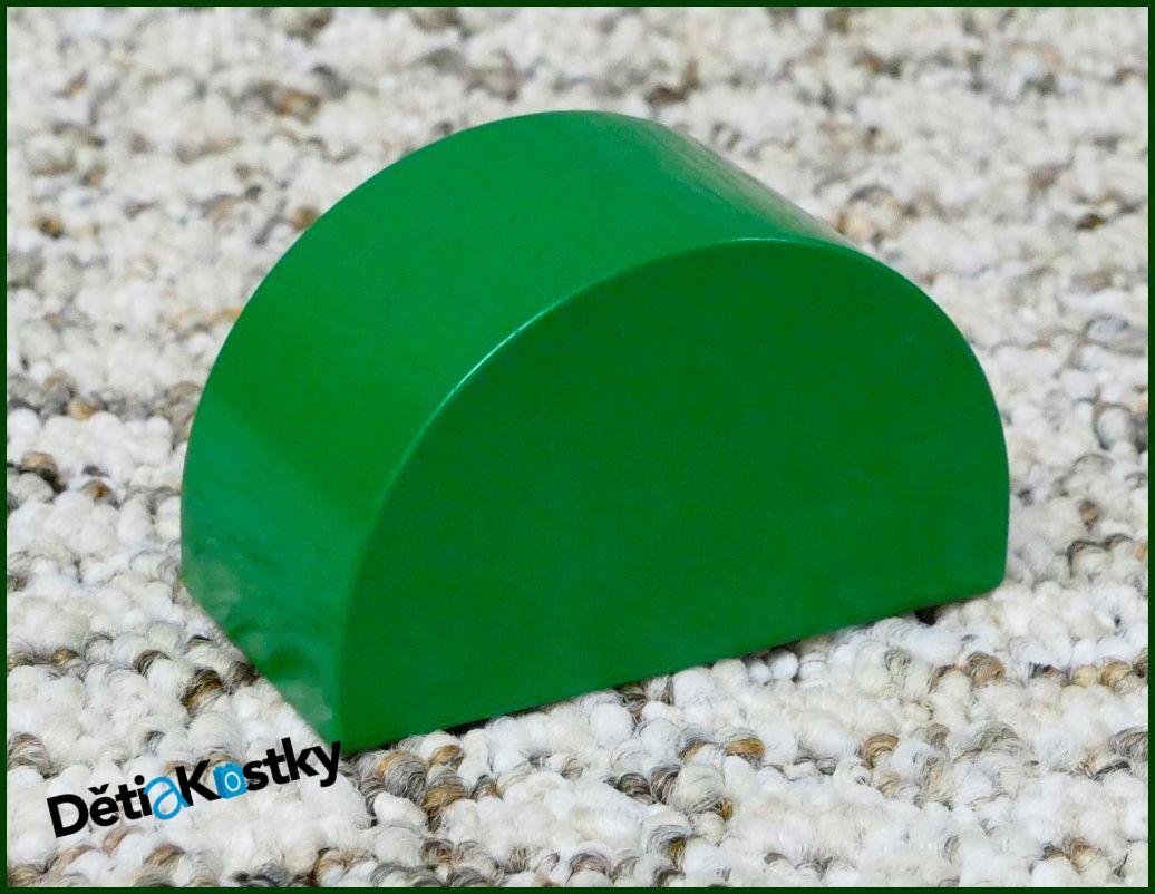 Lego® Duplo® Kostka Půlkulatá - Tmavě Zelená