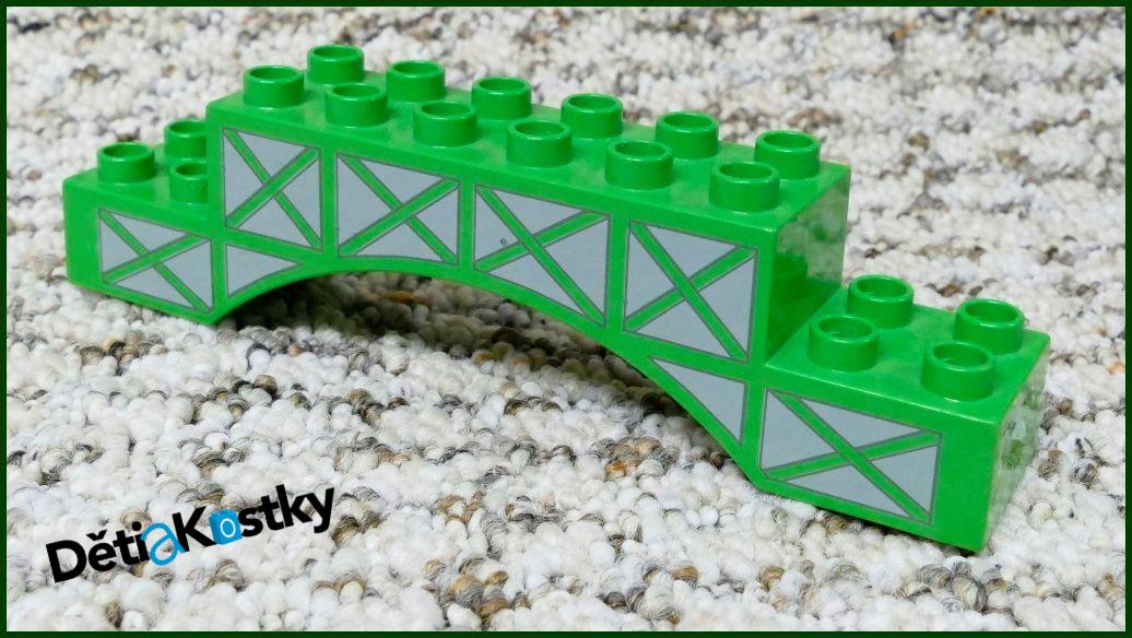 Lego® Duplo® Klenba Tmavě Zelená s Potiskem