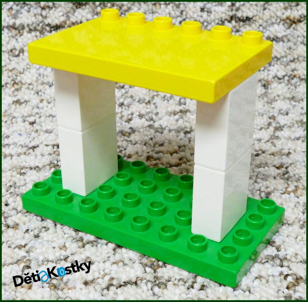 Lego® Duplo® Podložka/Destička 4x6 Žlutá (Stříška)