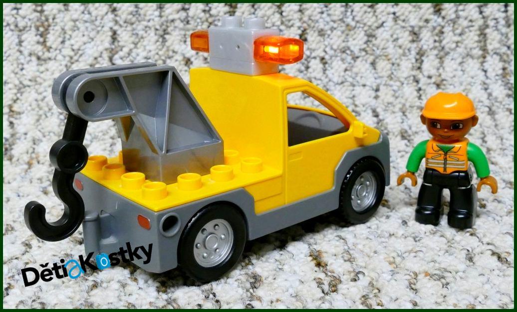 Lego® Duplo® Auto s Hákem, Májáčkem a Figurkou