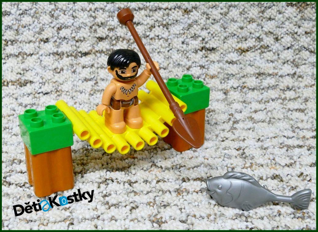 Lego® Duplo® Most z Klád Žlutý (Zelené Kostky)