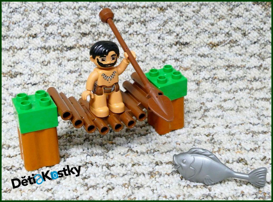 Lego® Duplo® Most z Klád Hnědý (Zelené Kostky)