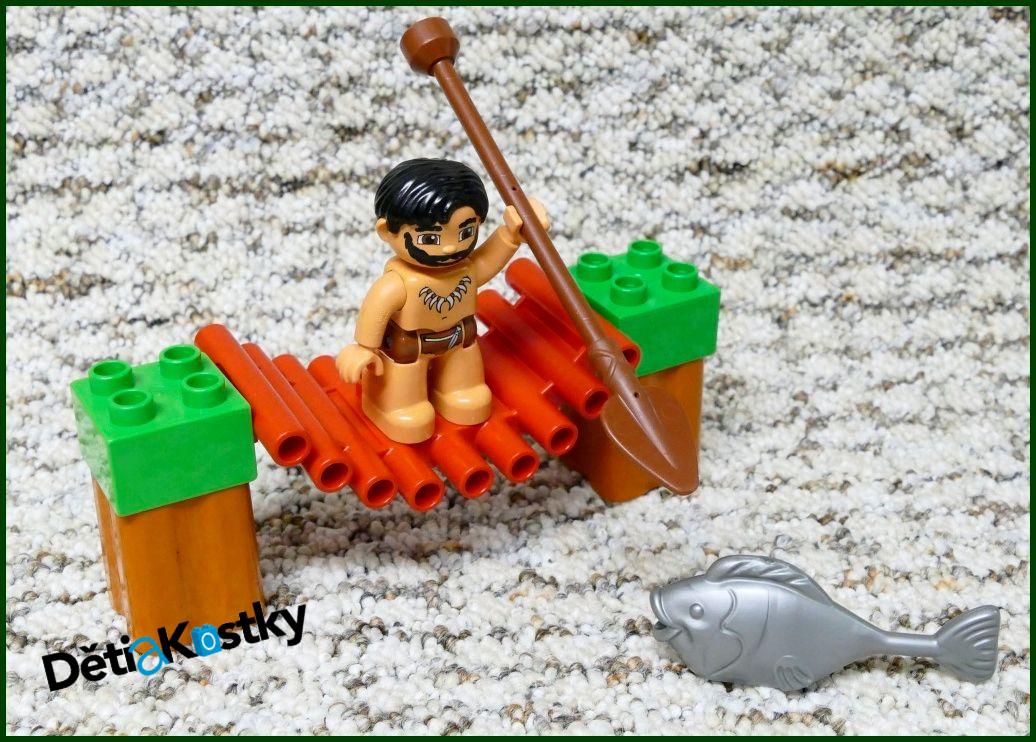 Lego® Duplo® Most z Klád Červený (Zelené Kostky)