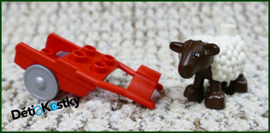 Lego® Duplo® Ovečka - Červený Vozík