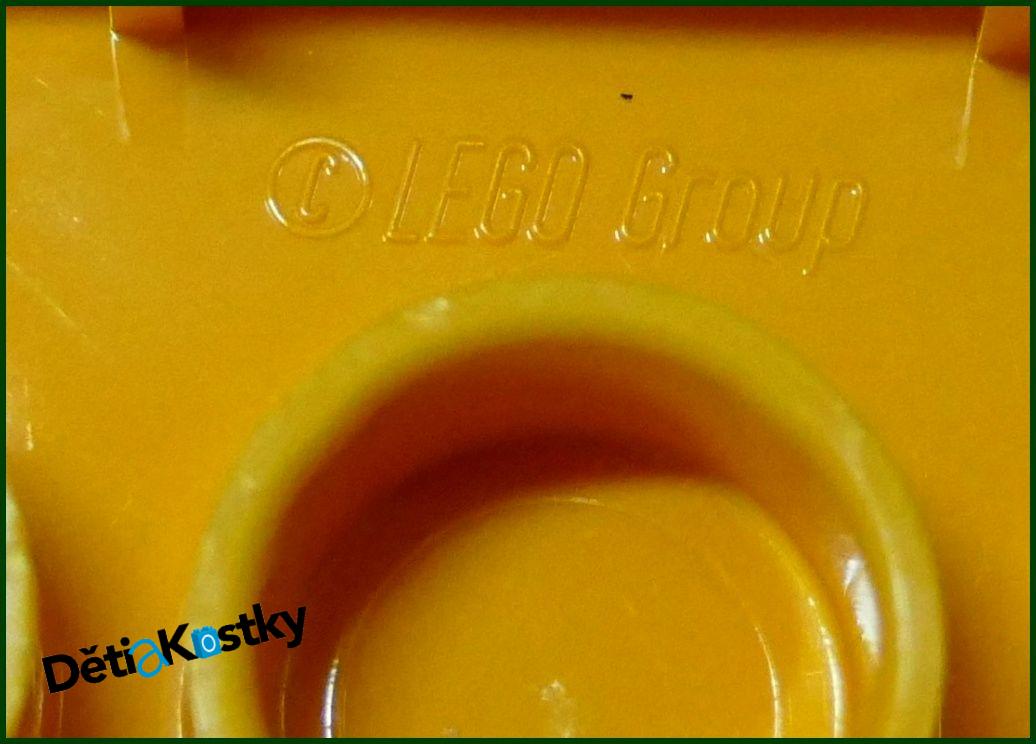 Lego® Duplo® Podložka/Destička 2x4 Středně Oranžová