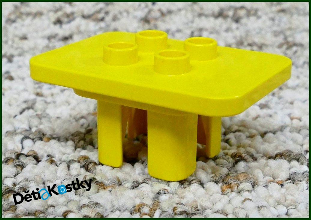Lego® Duplo® Stůl Hranatý Žlutý