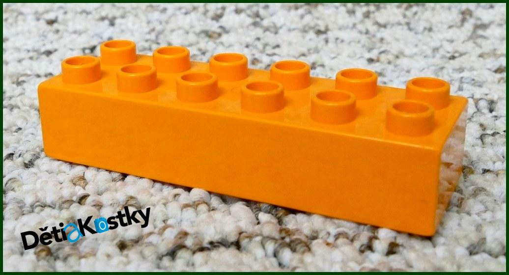 Lego® Duplo® Kostka 2x6 Oranžová