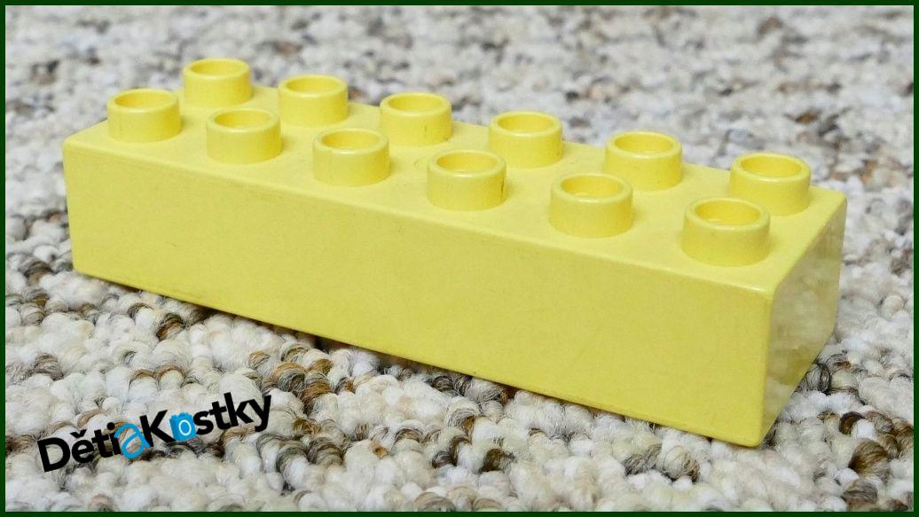 Lego® Duplo® Kostka 2x6 Světle Žlutá/Béžová