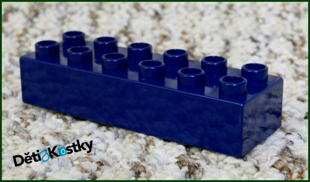 Lego® Duplo® Kostka 2x6 Tmavě Modrá
