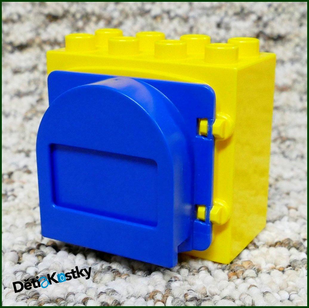 Lego® Duplo® Kostka se Schránkou Žlutá (Modrá Schránka)