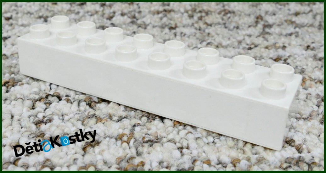 Lego® Duplo® Kostka 2x8 Bílá