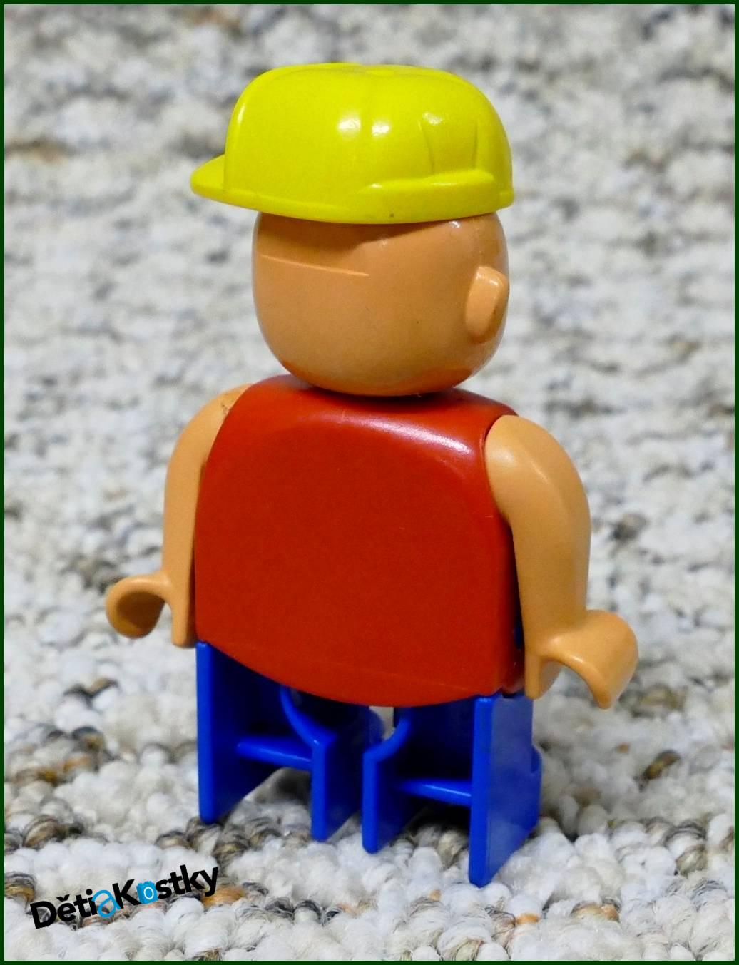 Lego® Duplo® Figurka Servisák - Žlutý Otočný Kšilt