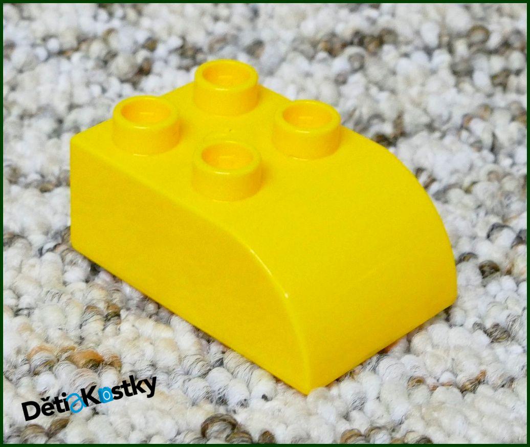 Lego® Duplo® Kostka 2x3 Zkosená Světle Oranžová