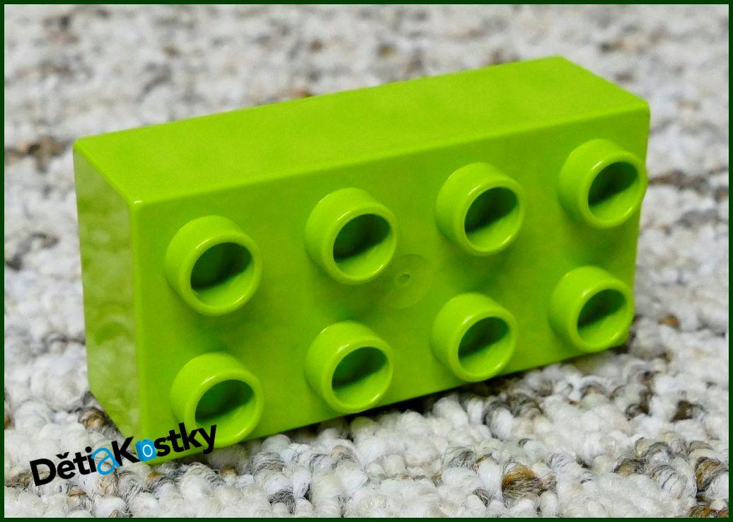 Lego® Duplo® Kostka 2x4 Limetka