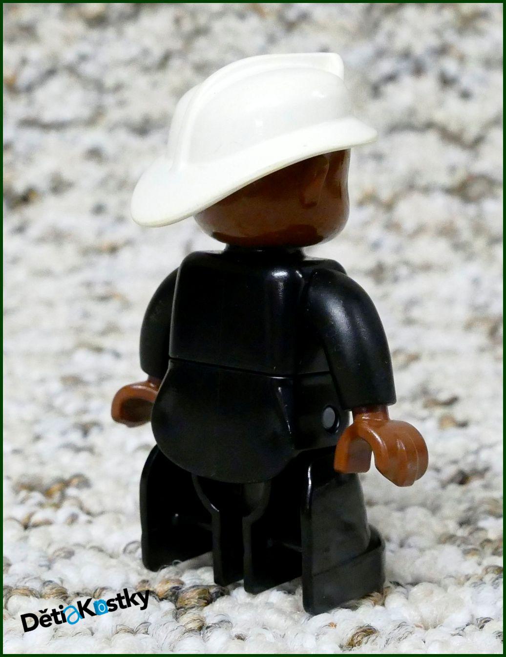 Lego® Duplo® Postavička Hasič Černoch